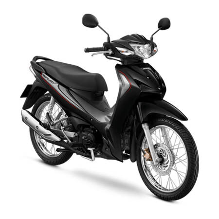 New Wave110i ดำ เทา ลวด