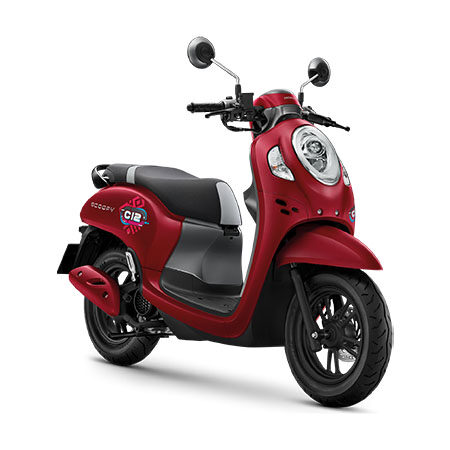 New Scoopy 2022 แดง เทา
