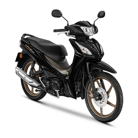 All New Honda Wave110 ดำ-น้ำตาล