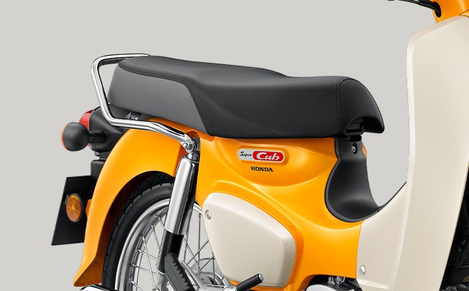 เบาะยาวตอนเดียว พร้อมมือจับหลังโครเมียม