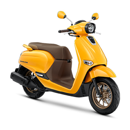 Honda Giorno+ 2026 เหลือง-น้ำตาล