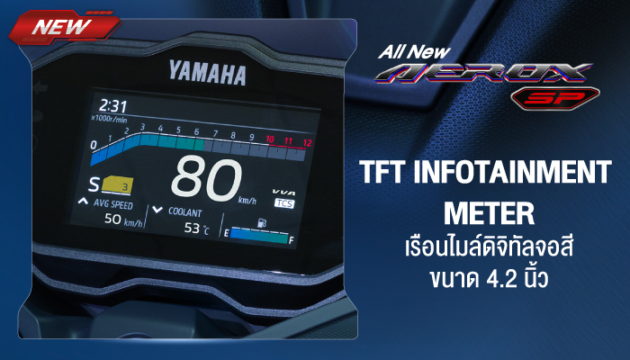 TFT Infotainment Meter